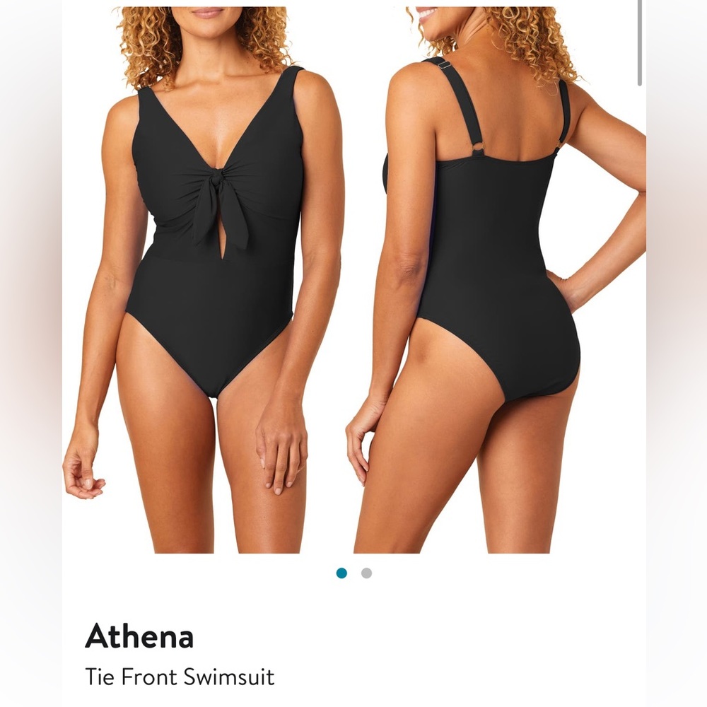 NWT - Athena tie front swimsuit from Nordstrom